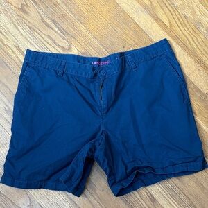 Lands' End Navy Casual Shorts